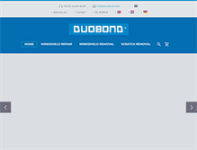 Tablet Screenshot of duobond.com